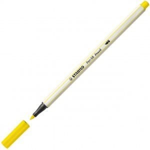 Pennarello Pen68 brush - 24 giallo limone