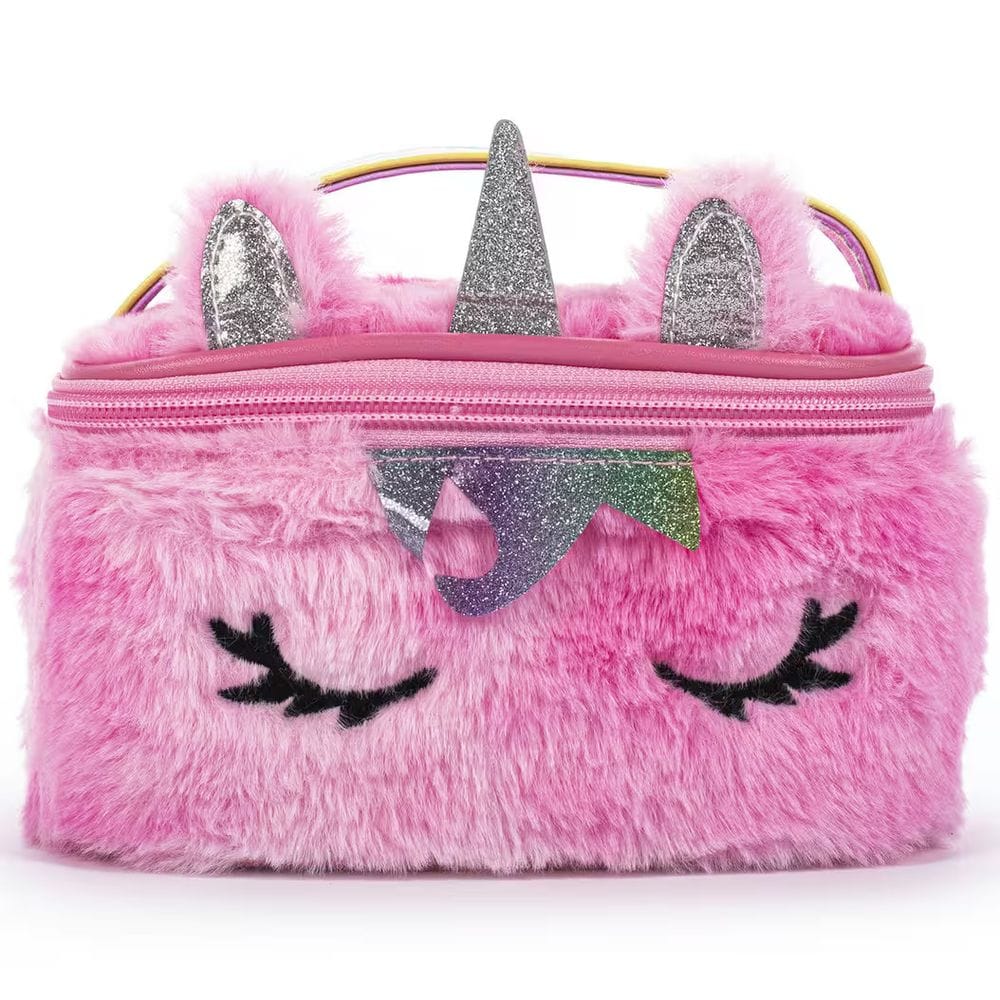 Beauty case Fuzzy peluche Unicorn