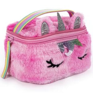 Beauty case Fuzzy peluche Unicorn