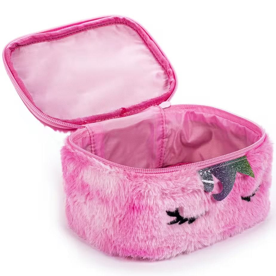 Beauty case Fuzzy peluche Unicorn