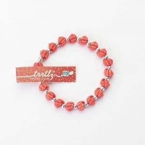 Braccialetto elastico Trrtlz Christmax Red