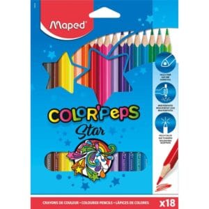 Matite colorate Maped Star scatola da 18