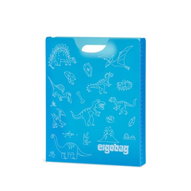 Box Portaquaderni Ergobag Blu Dinosauri