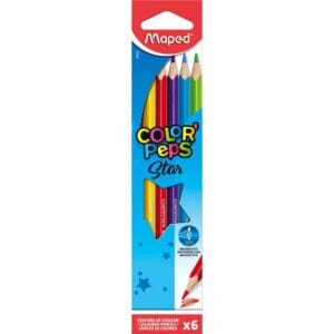 Matite colorate Maped Star scatola da 6
