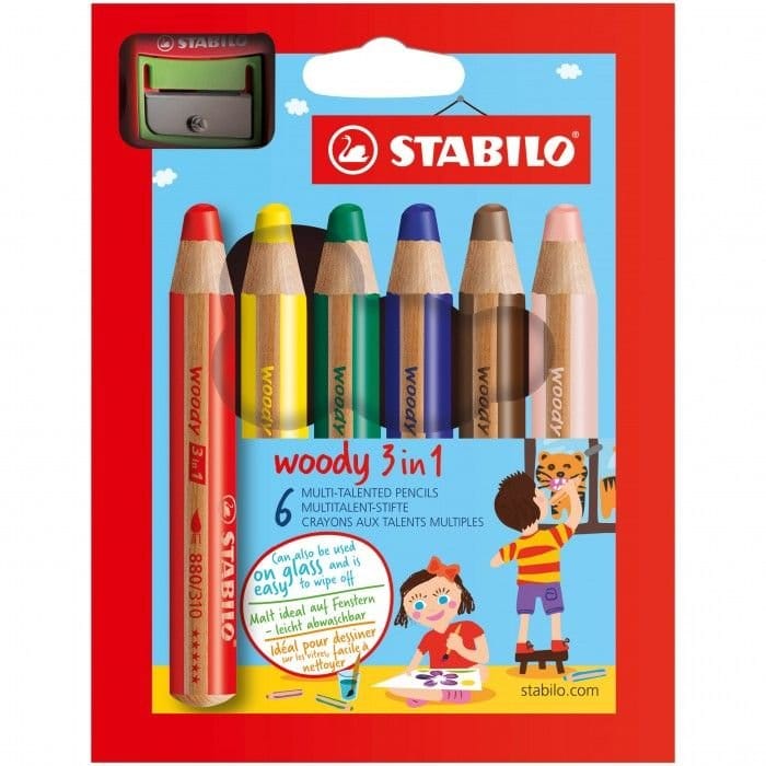 Pastelloni colorati Woody conf.6
