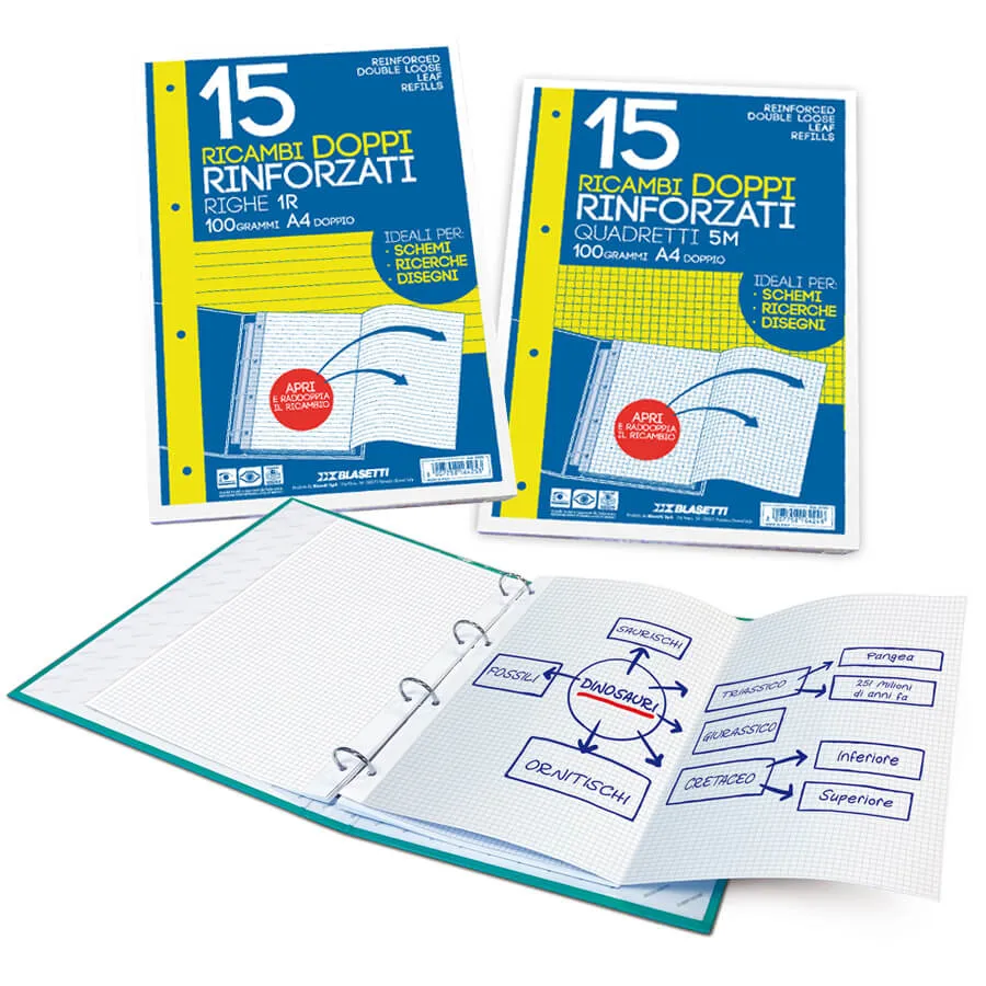 Ricambio riforzato doppio 100gr