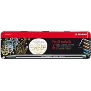 Scatola Pen68 metallic 6 pennarelli
