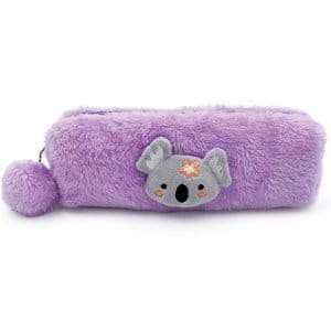 Astuccio peluche con pom pom My Fluffies