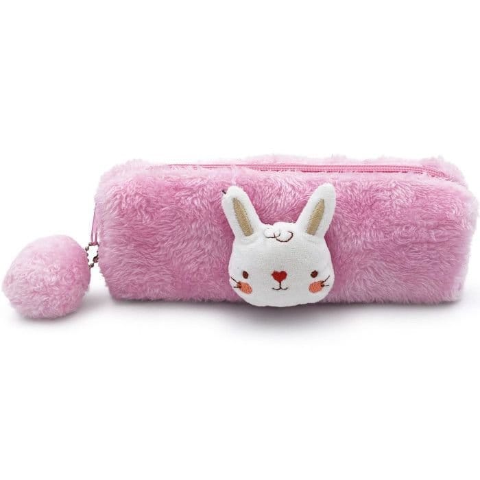 Astuccio peluche con pom pom My Fluffies