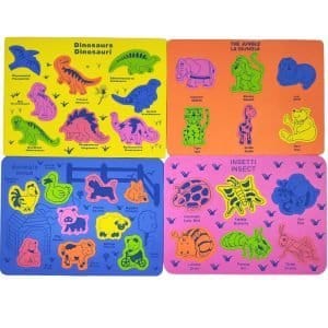 Puzzle didattico animali
