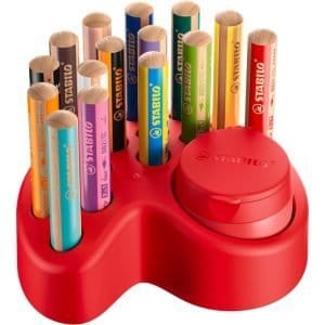 Pastelloni colorati Woody deskset