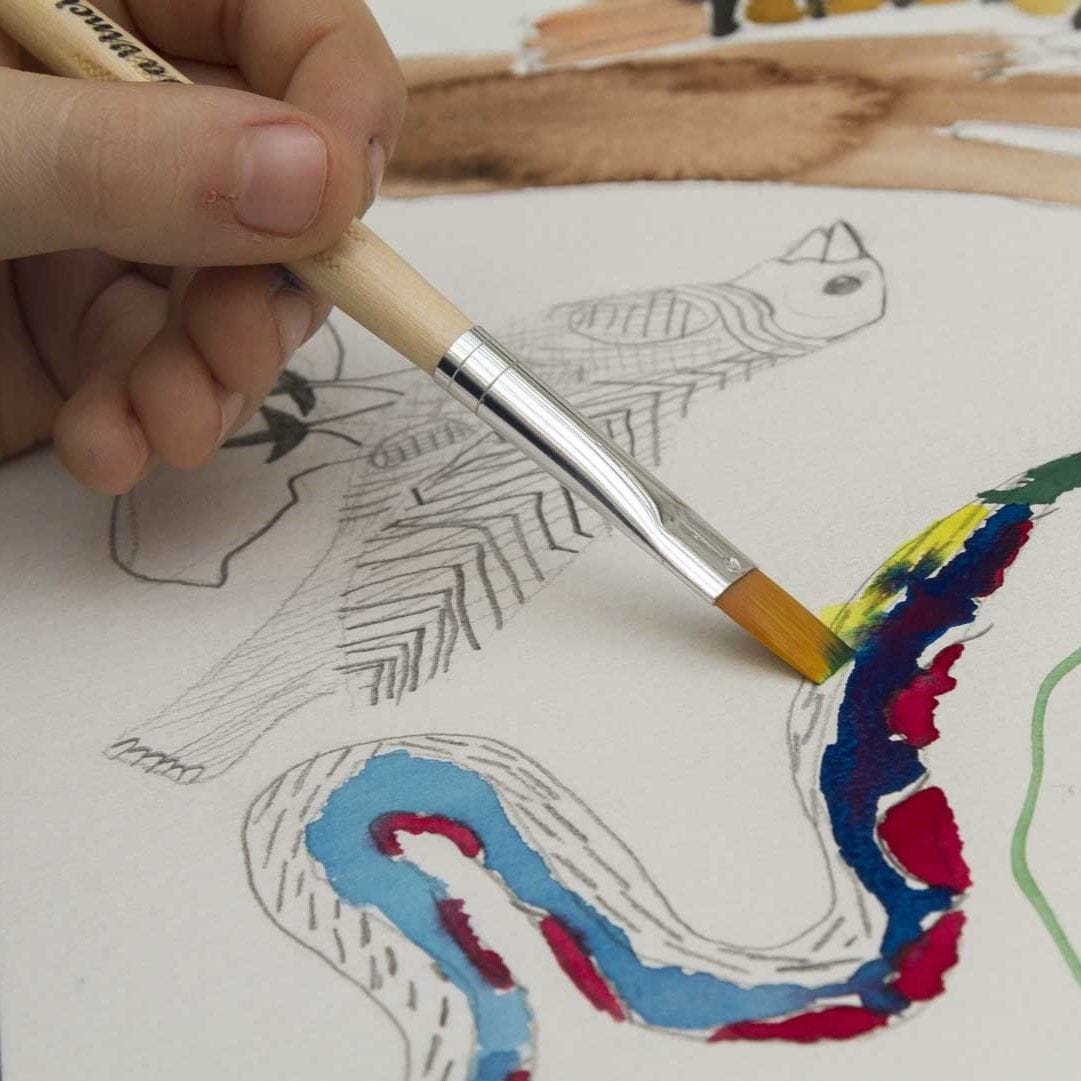 Pennello Da Vinci Junior serie 304 punta piatta - immagine 2