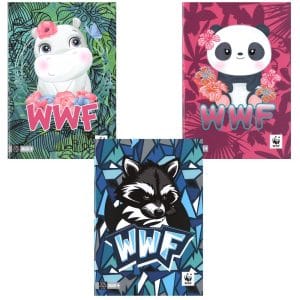 Quaderno A5 80gr WWF ILLUSTRATO
