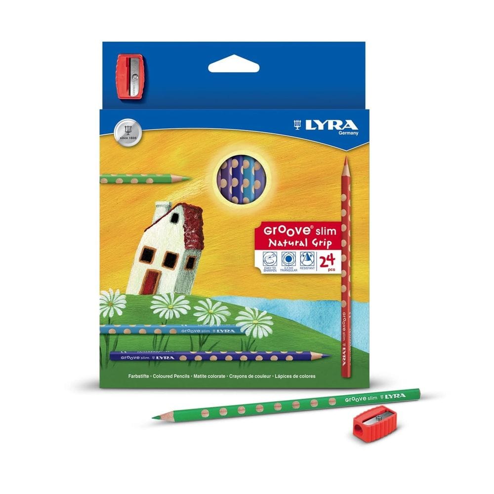 Matite colorate LYRA Groove slim da 24