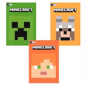Quaderno scuola A4 100gr MINECRAFT PIXEL