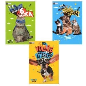 Quaderno scuola A4 100gr COMIX PETS