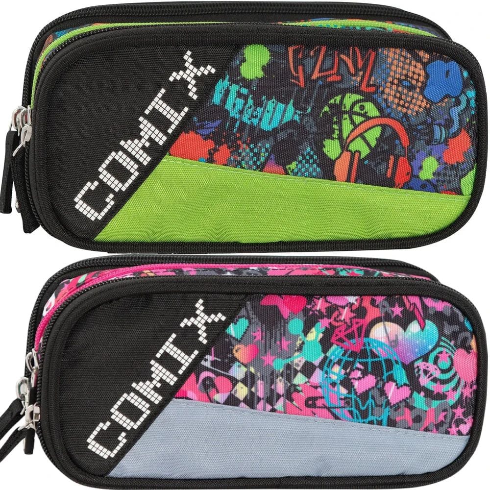Astuccio triplo organizzato Comix Bright