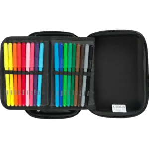 Astuccio rigido maxi zip Comix Bright