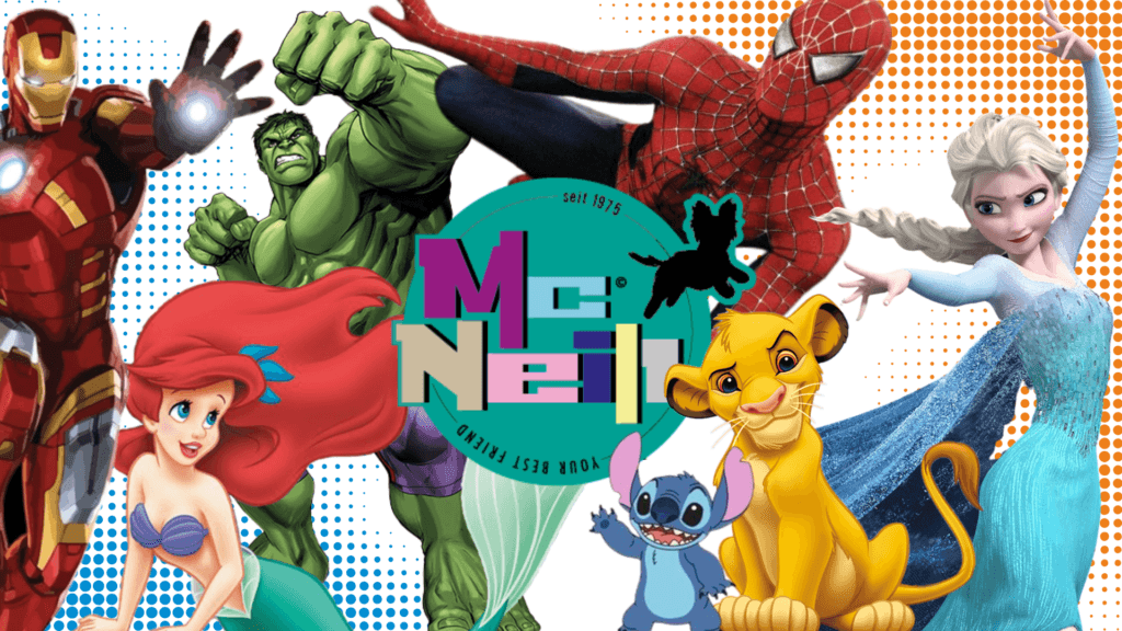 Zaini ergonomici McNeill con personaggi Disney e Marvel: comfort, sicurezza e magia a scuola