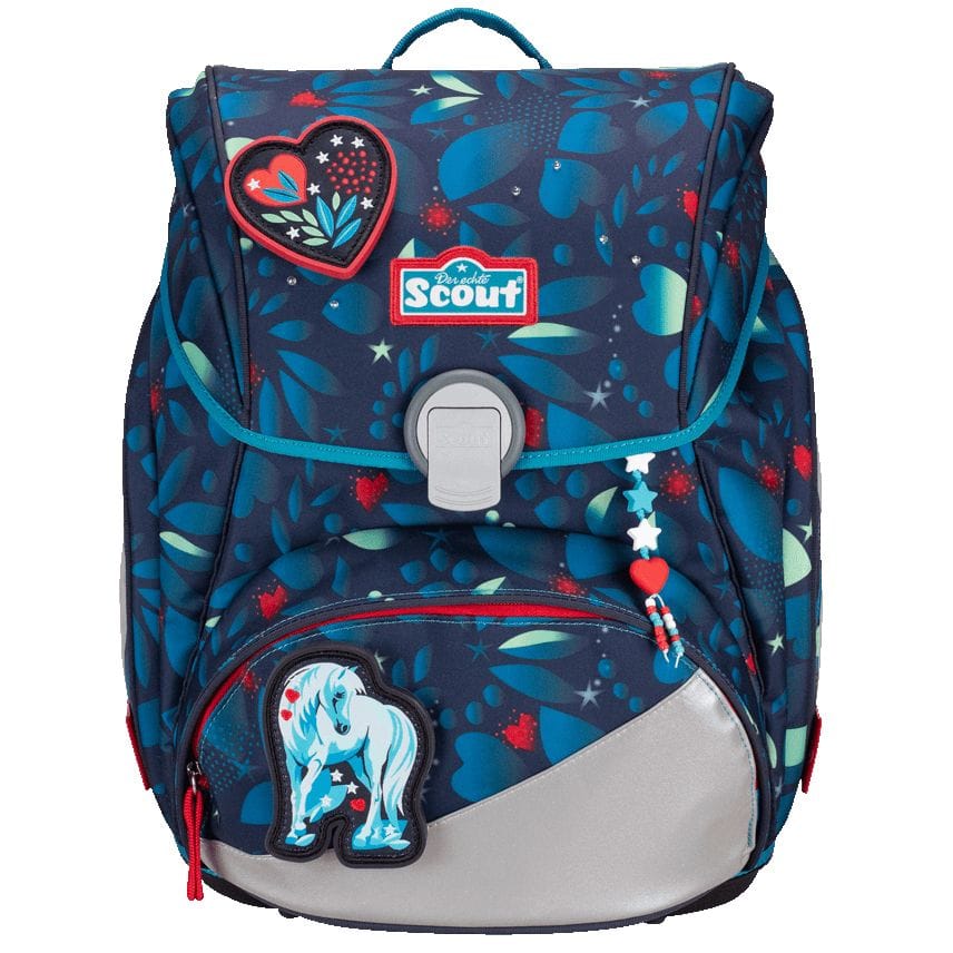 Zaino ergonomico SCOUT Alpha set led White Unicorn