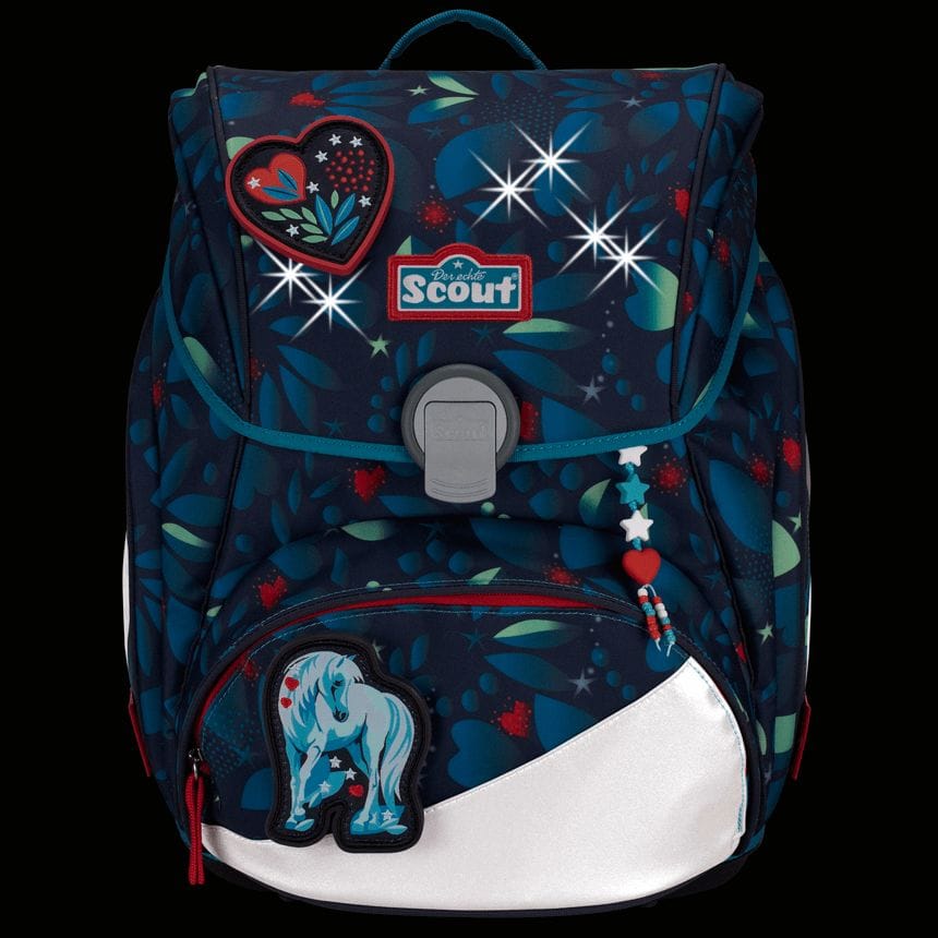 Zaino ergonomico SCOUT Alpha set led White Unicorn