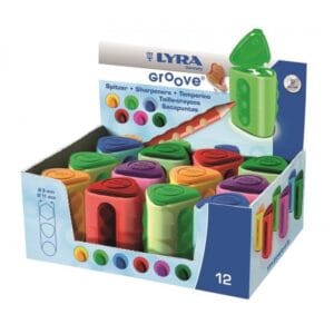 Temperamatite Lyra Groove 2 fori con serbatoio
