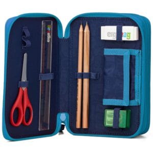 Astuccio 3 zip completo Ergobag Bearassic Garden
