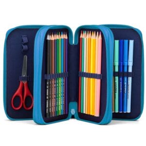 Astuccio 3 zip completo Ergobag Bearassic Garden