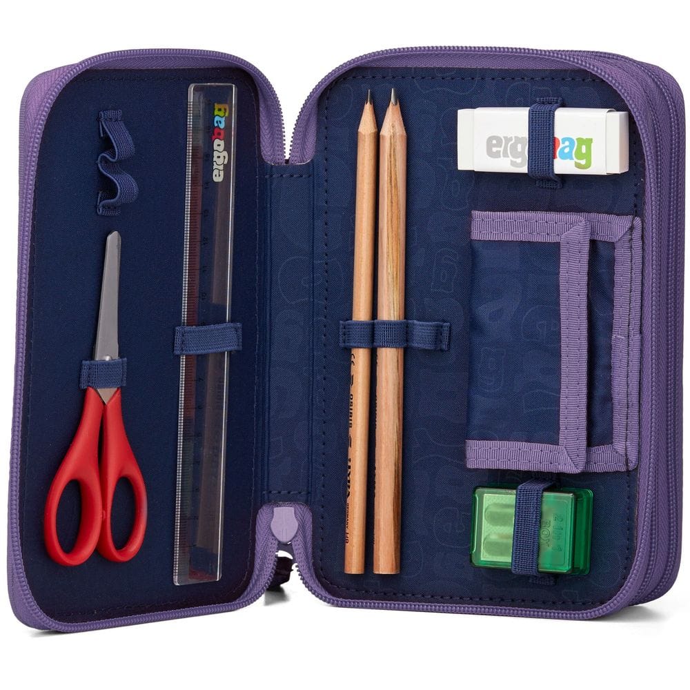 Astuccio 3 zip completo Ergobag PonyBearadise