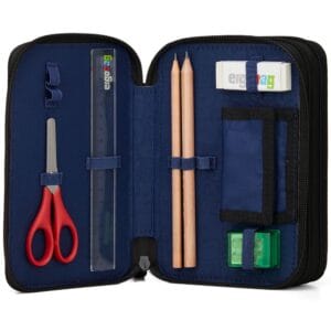 Astuccio 3 zip completo Ergobag Super ReflectBear Glow