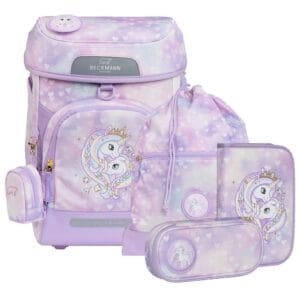Zaino ergonomico BECKMANN PLUS AIR SET Unicorn Princess Purple