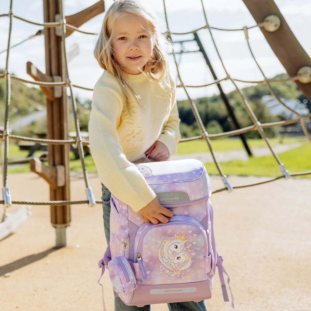 Zaino ergonomico BECKMANN PLUS AIR SET Unicorn Princess Purple