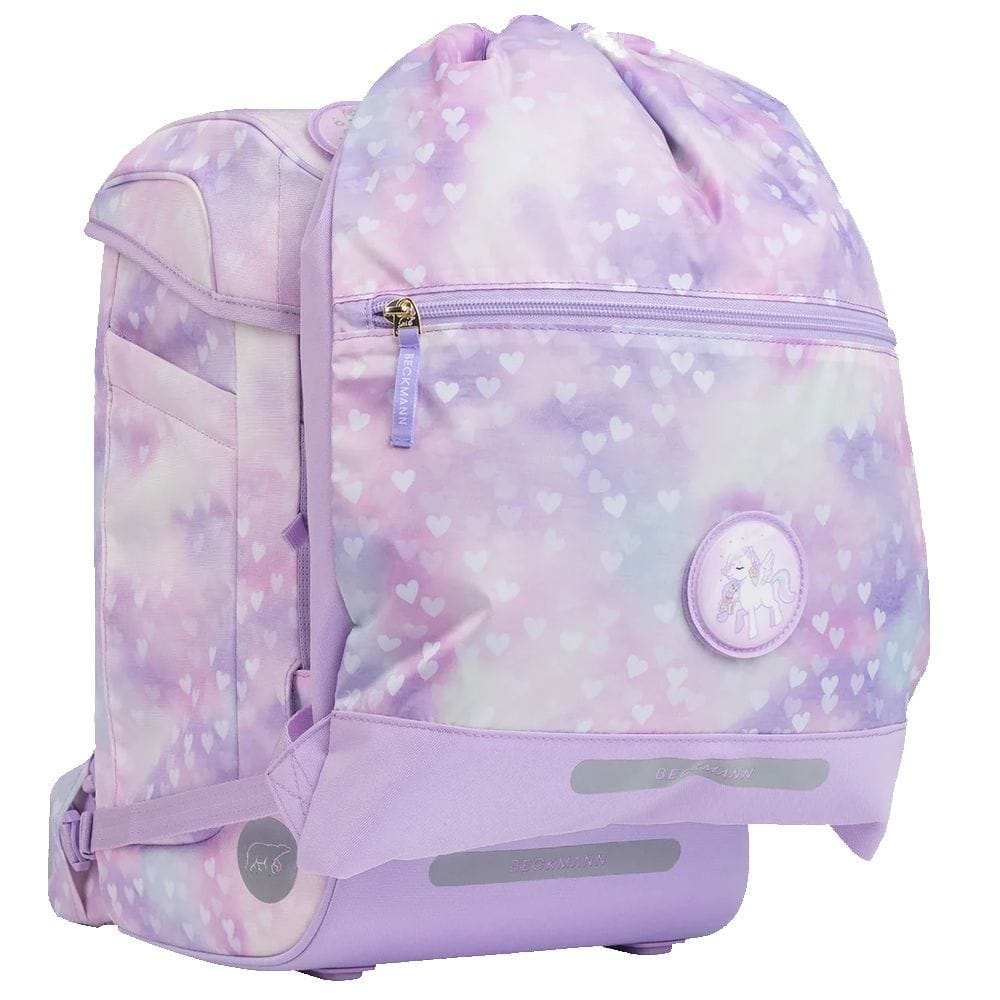Zaino ergonomico BECKMANN PLUS AIR SET Unicorn Princess Purple