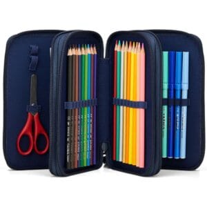 Astuccio 3 zip completo Ergobag FireBear Dragon