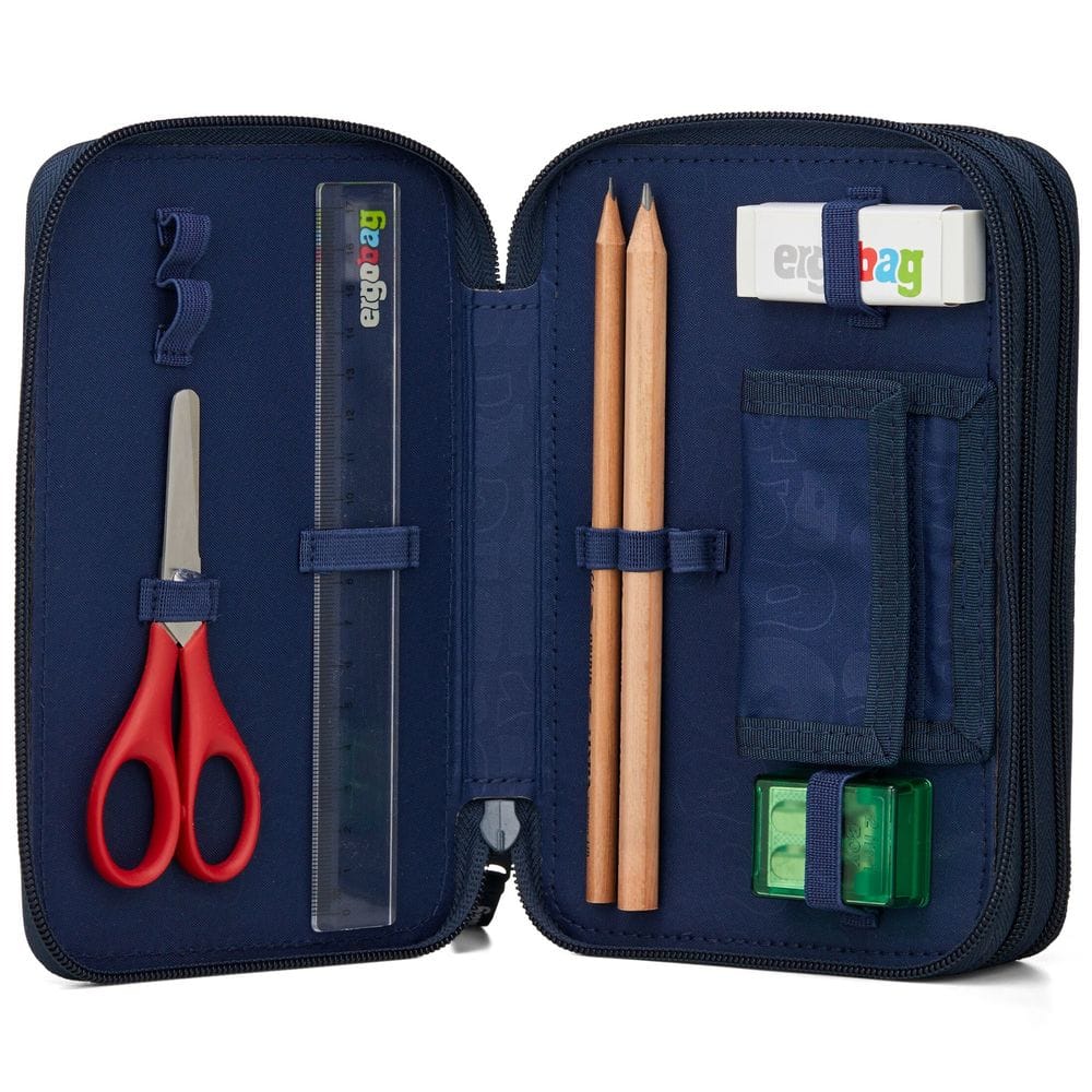 Astuccio 3 zip completo Ergobag FireBear Dragon