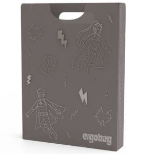 Box Portaquaderni Ergobag Grigio Supereroi