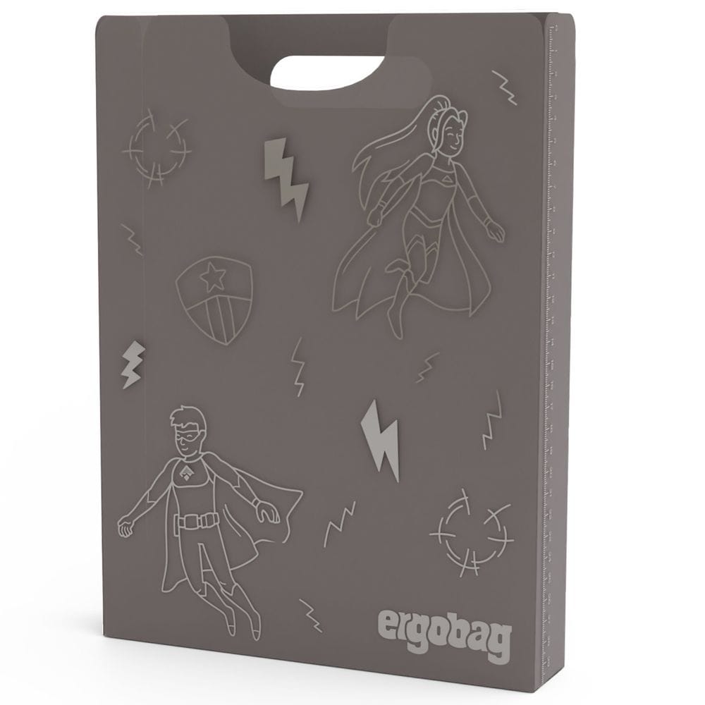 Box Portaquaderni Ergobag Grigio Supereroi