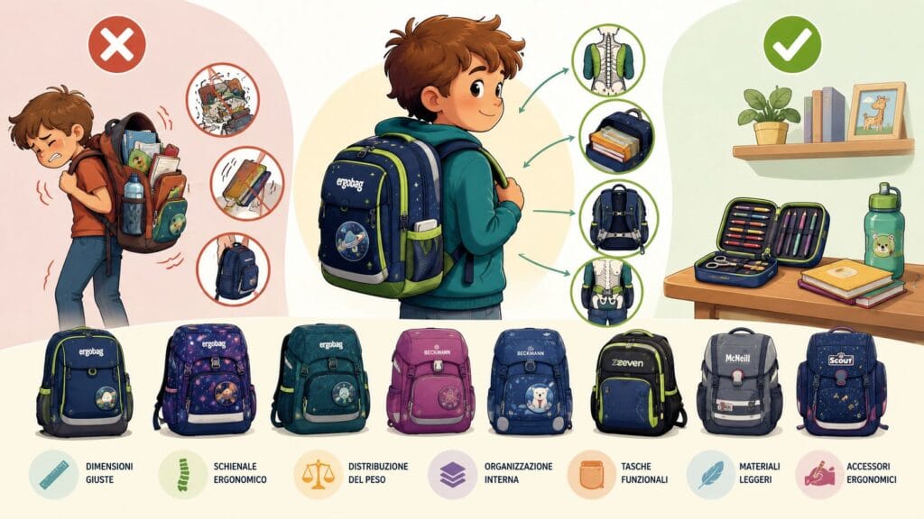 Come capire se uno zaino è davvero ergonomico