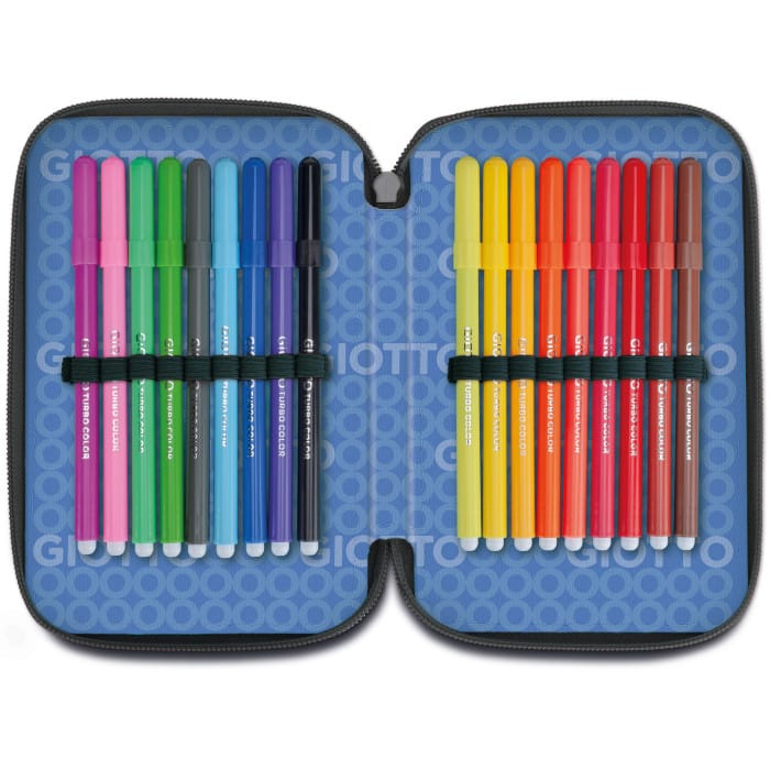 Astuccio 3 zip completo Giotto Unicorno