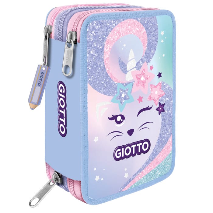 Astuccio 3 zip completo Giotto Volpe