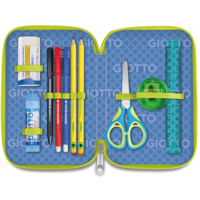 Astuccio 3 zip completo Giotto Volpe
