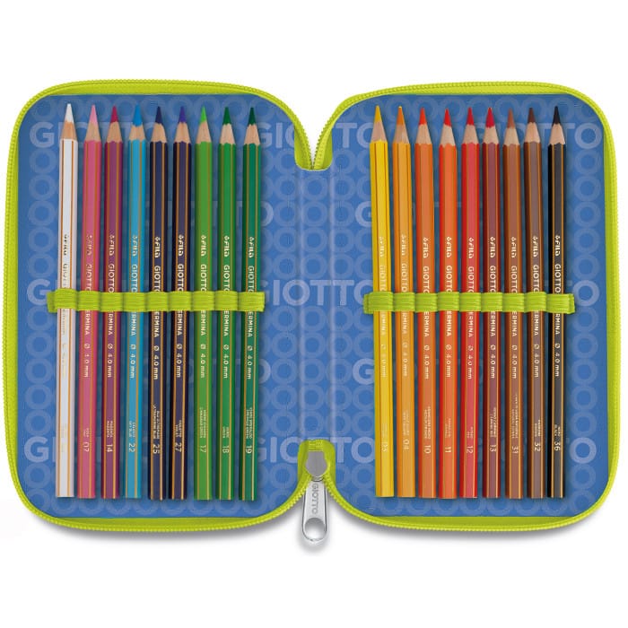 Astuccio 3 zip completo Giotto Volpe
