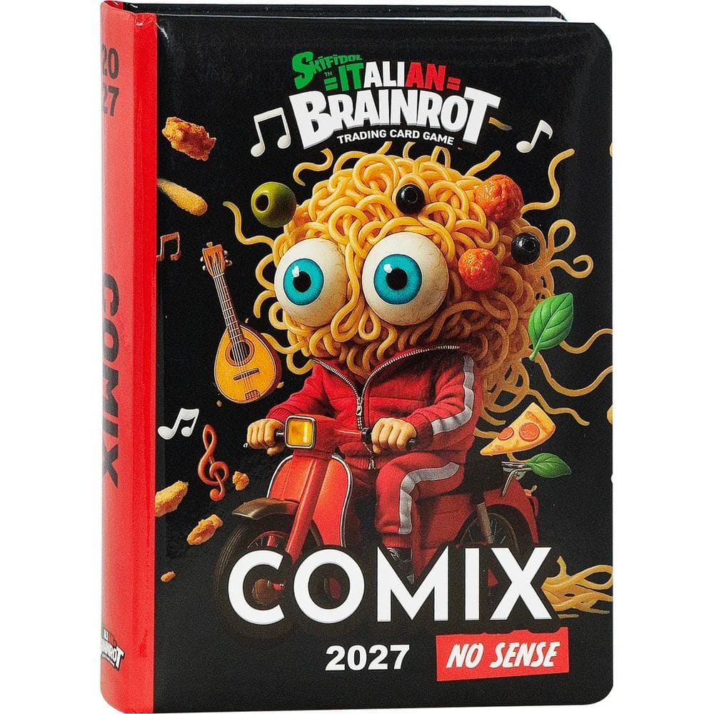 Diario COMIX BRAINROTH 13 mesi 2026-2027 Spaghetti