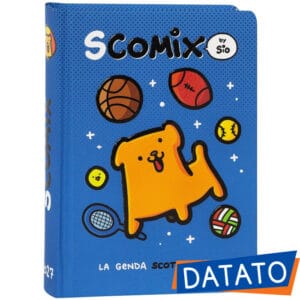 Diario SCOMIX 16 mesi 2026-2027 Blu
