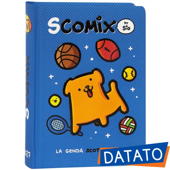 Diario SCOMIX 16 mesi 2026-2027 Blu