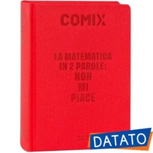 Diario COMIX 16 mesi 2026-2027 Rosso
