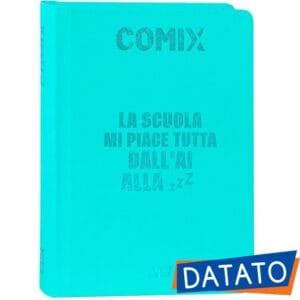 Diario COMIX 16 mesi 2026-2027 Turchese