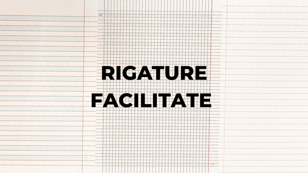 rigature facilitate