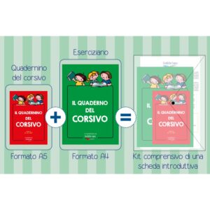 Kit corsivo quadernino + eserciziario